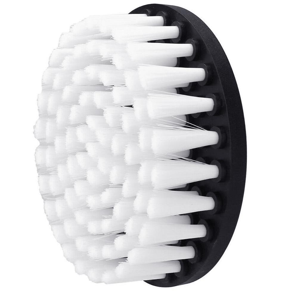 Cepillo de taladro suave de 5 &quot;, accesorio de limpieza blanco K6S0, para muebles, carpa de madera y para limpieza de tapicería, sofá, cuero, E9P2, 1 ud.
