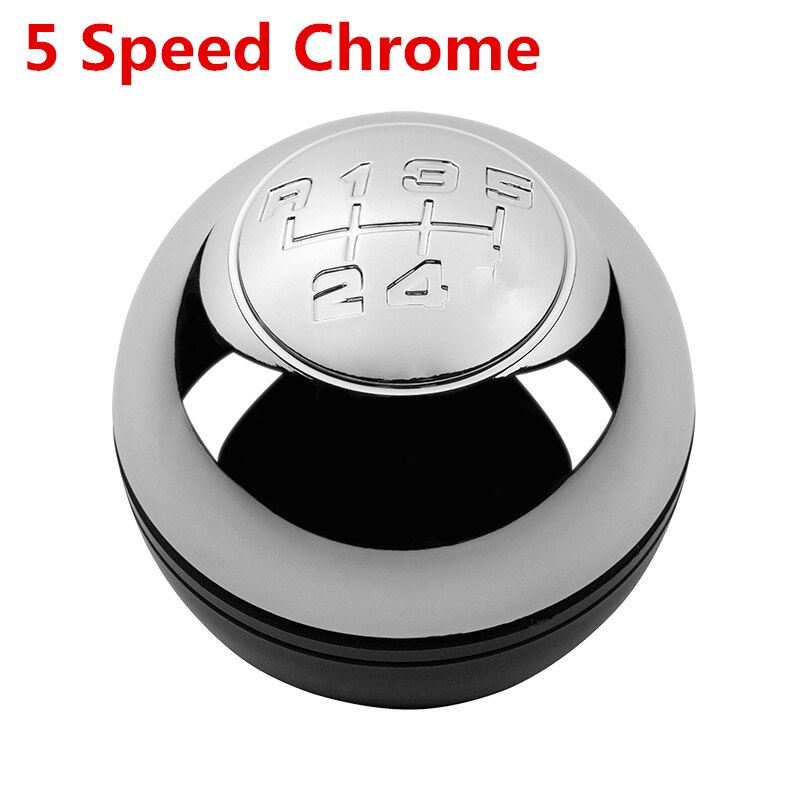 5/6 Speed Chrome Black Car Gear Shift Knob Shifter Lever for Alfa Romeo Giulietta: 5 Speed Chrome