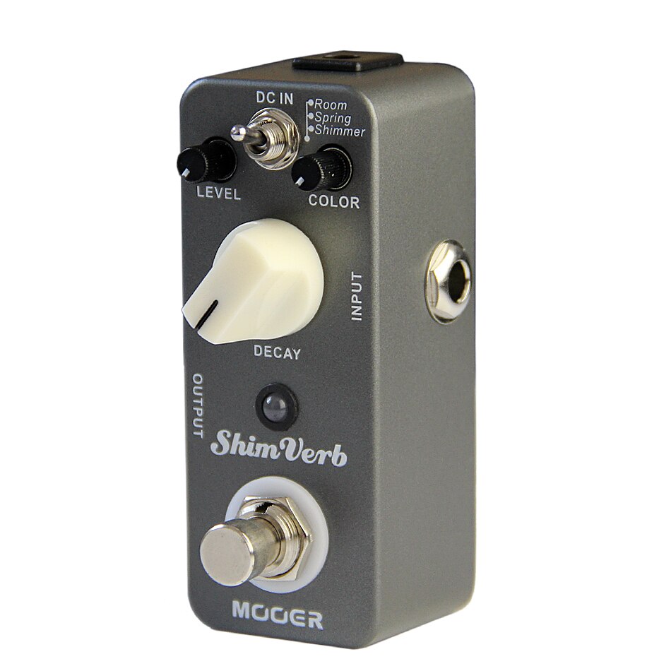 Mooer shimverb digital reverb guitar effekt pedal mini guitar pedal 3 rumklang tilstande til elektrisk guitar ægte bypass guitar dele