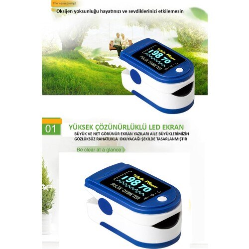 Oxime Finger Type Pulse Oximeter Device Pulse Oximeter