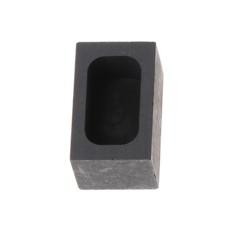 Hoge Zuiverheid Zwart Graphite Ingots Bar Mold Mould Smeltkroes Voor Melting Goud Zilver Messing Casting Raffinage Sieraden Gereedschap: 30g