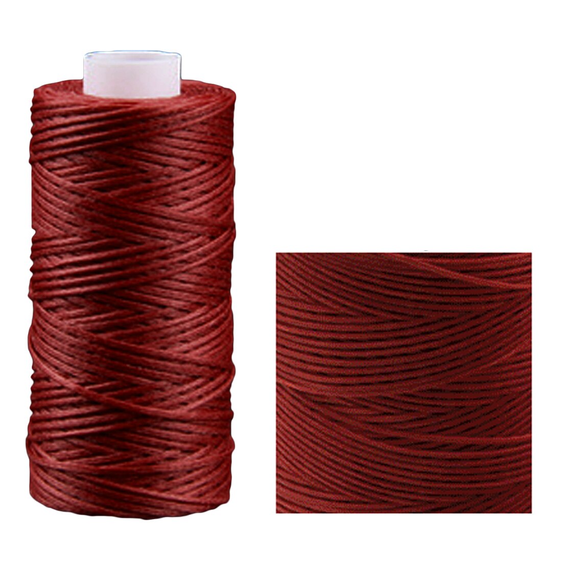 50 m/Roll Handgemaakte Platte Gewaxte Sew Wax Lijn Draad Koord Naaien Craft Tool Hand Stiksels voor DIY Leer: 07
