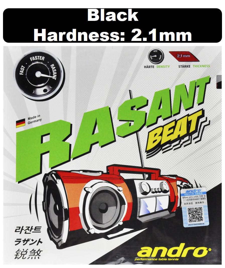 Genuine Andro Tenis De Mesa goma Rasant Grip granos en Pips-En Ping Pong esponja Tenis De Mesa: BEAT black