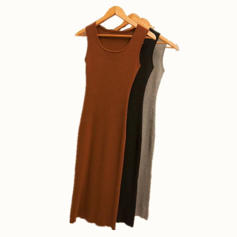 B1823 Spring and summer han edition women style stretch knitted dress cheap