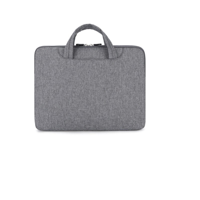 man business bag bostanten maleta 13 inch laptop computer bag briefcase women business document files bag slim handbag: Gray