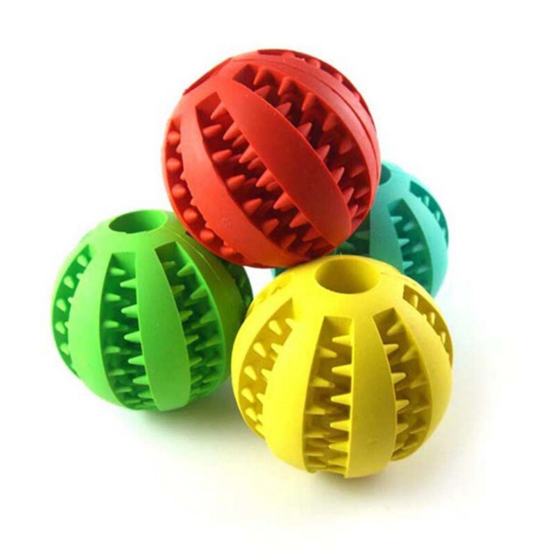 Interactieve Rubber Ballen Hond Speelgoed Hond Kat Puppy Elasticiteit Tanden Bal Hond Chew Speelgoed Gebitsreiniging Ballen Speelgoed S-Size