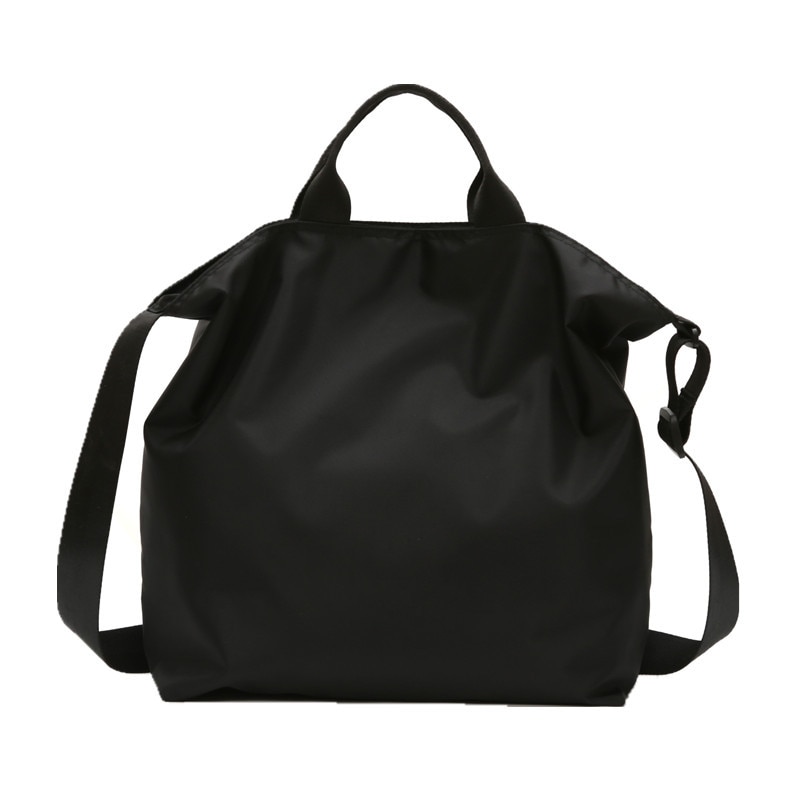 Vrouwen Nylon Schoudertas Grote Capaciteit Waterdichte Doek Handtas Tote Effen Crossbody Tassen Grote Reistas Portemonnee Voor Dames