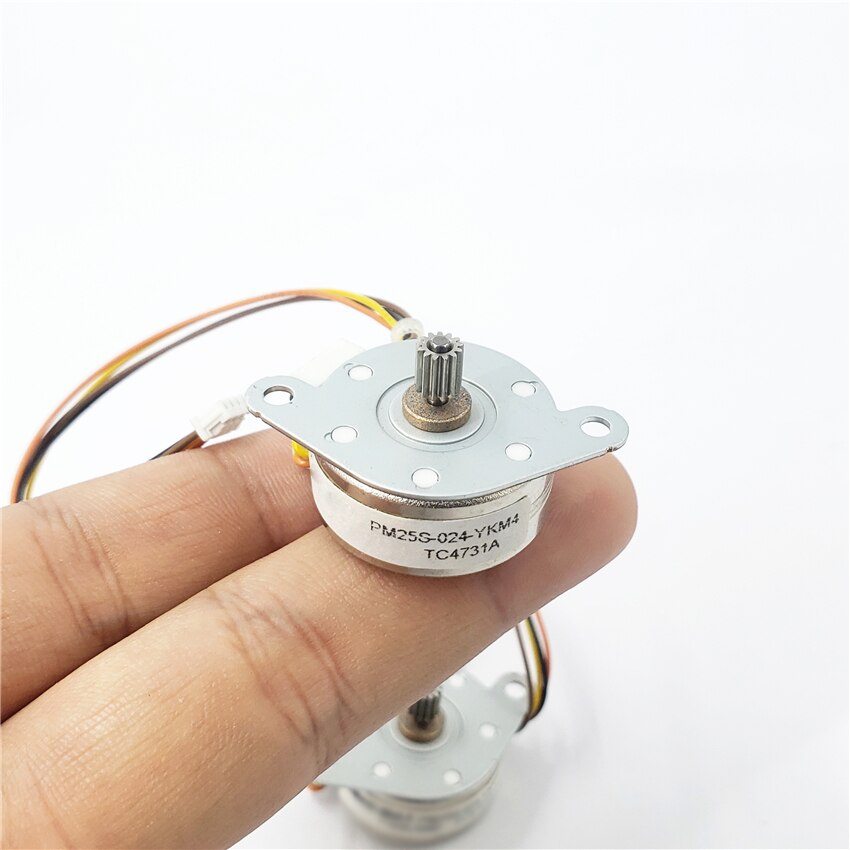 2 Phase 25 Stepper Motor Permanent Magnet PM25S-024 Motors Stepping Motor With 13 Gears For Home Sewing Machines Printer Scanner