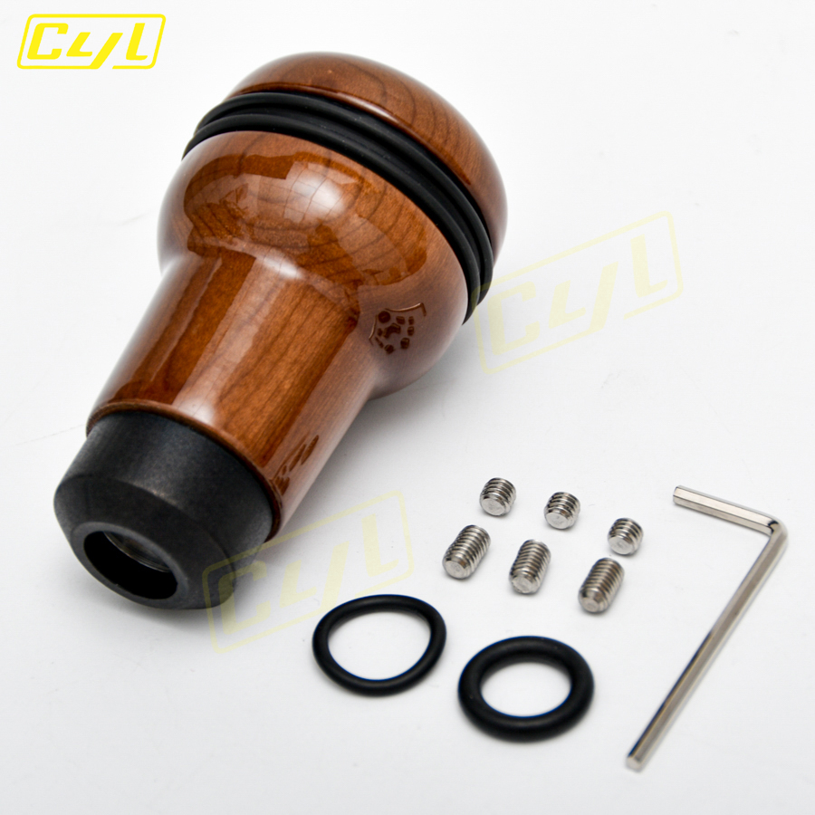 JDM-Pommeau de levier de vitesse en bois véritable, accessoires de voiture manuels, MahNestShifter