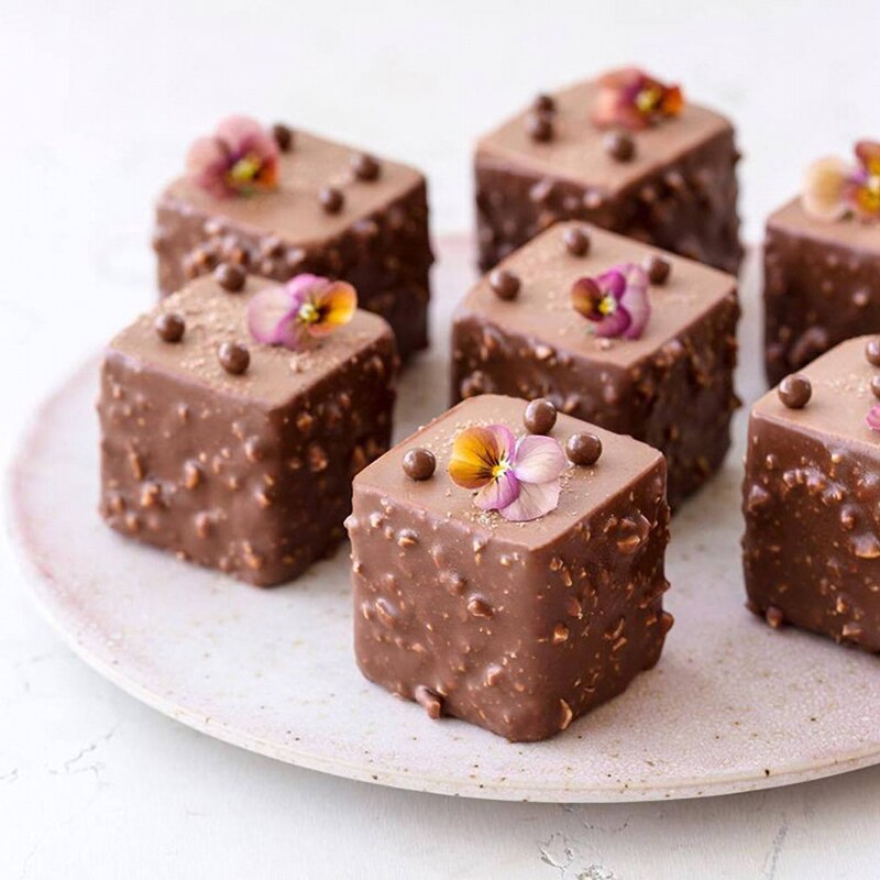 12 hulrum mini silikone brownie form til ovn silikone chokolade forme isterning bakke gelé sæbe maker silikone kage form 343