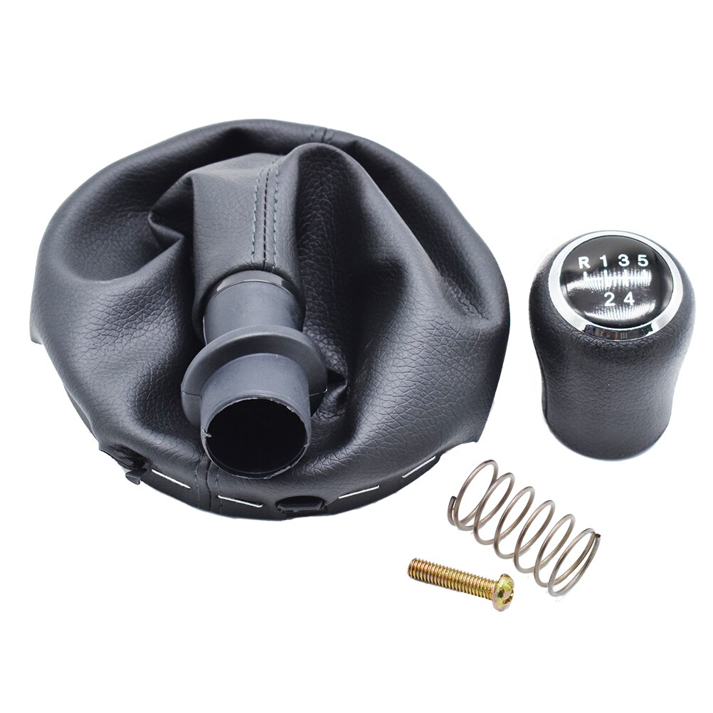 For VW Volkswagen Transporter T5 T5.1 T6 Gp 2003 5 Speed Gear Stick Shift Knob + Gaiter Boot Cover + Frame Full Kit