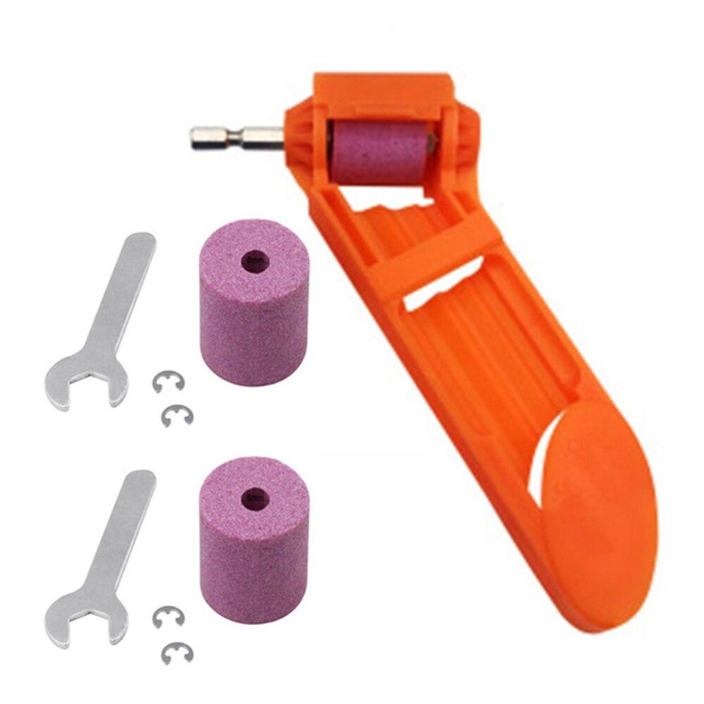 1 Set Korund Slijpschijf Boor Slijper Titanium Boor Draagbare Boor Aangedreven Tool Onderdelen Auxiliary Tool: 6