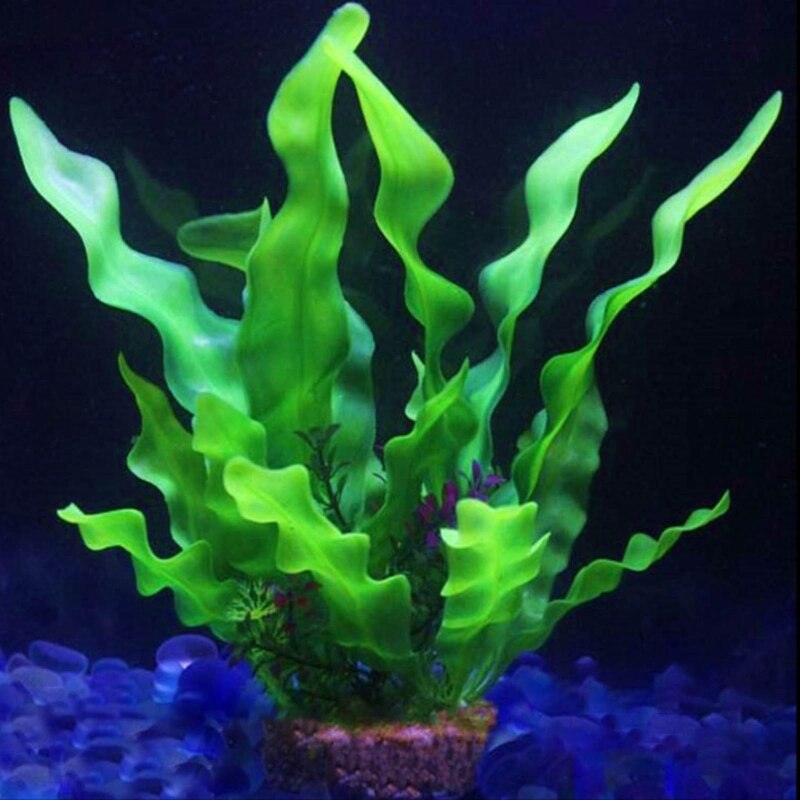 Plastic Plants for Aquarium Plastic Fish Tank Plant Decorations Simulation Decor