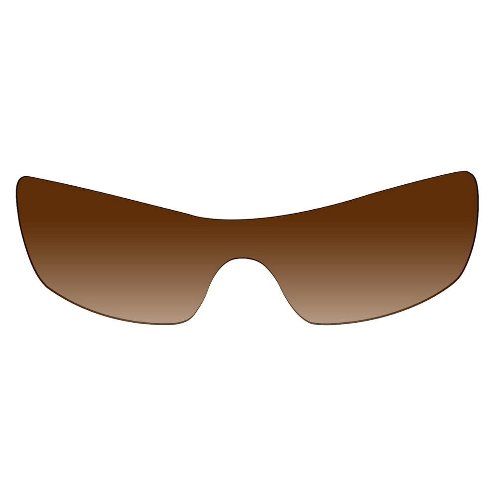 OOWLIT Polarisierte Ersatz Linsen von Braun Gradienten für-Oakley Batwolf OO9101 Sonnenbrille
