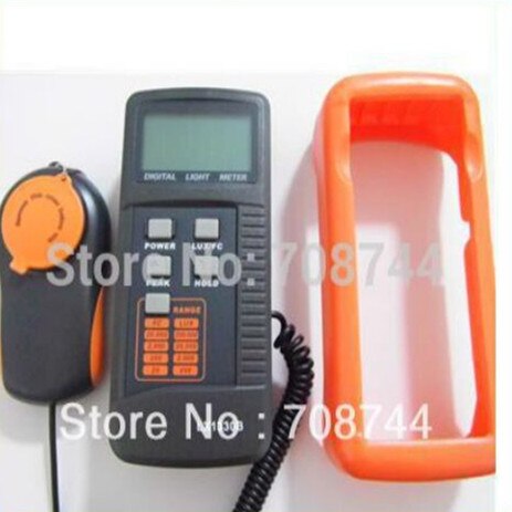 Digital Lux Meter LX-1330B Portable Digital Light Level Meter Tester 200k Lux Foot Candle FC LCD Photo Peak illuminance Detector