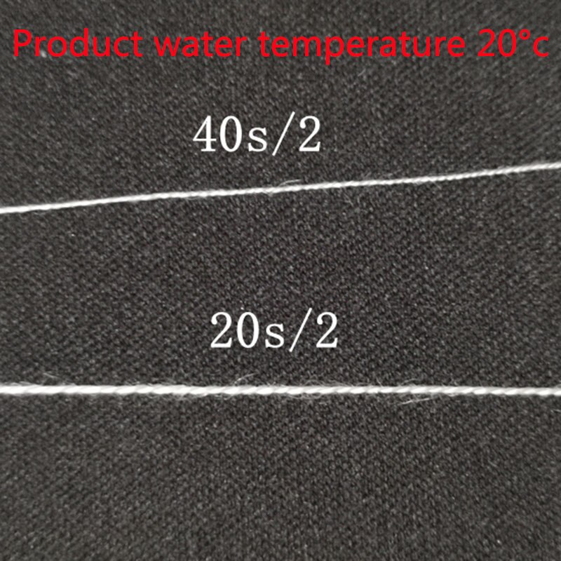 20 °C hilo soluble en agua de baja temperatura, temperatura normal lavado de agua prenda de bordado instantáneo posicionamiento hilo de coser