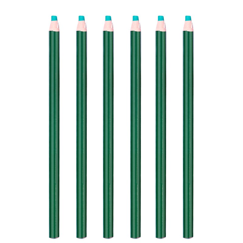 SHWAKK 6pcs Fabric Marker Pen Pencil Fade Out For Drawing Lines Disappearing Marker Pen For Tailors DIY Sewing Accessories: green