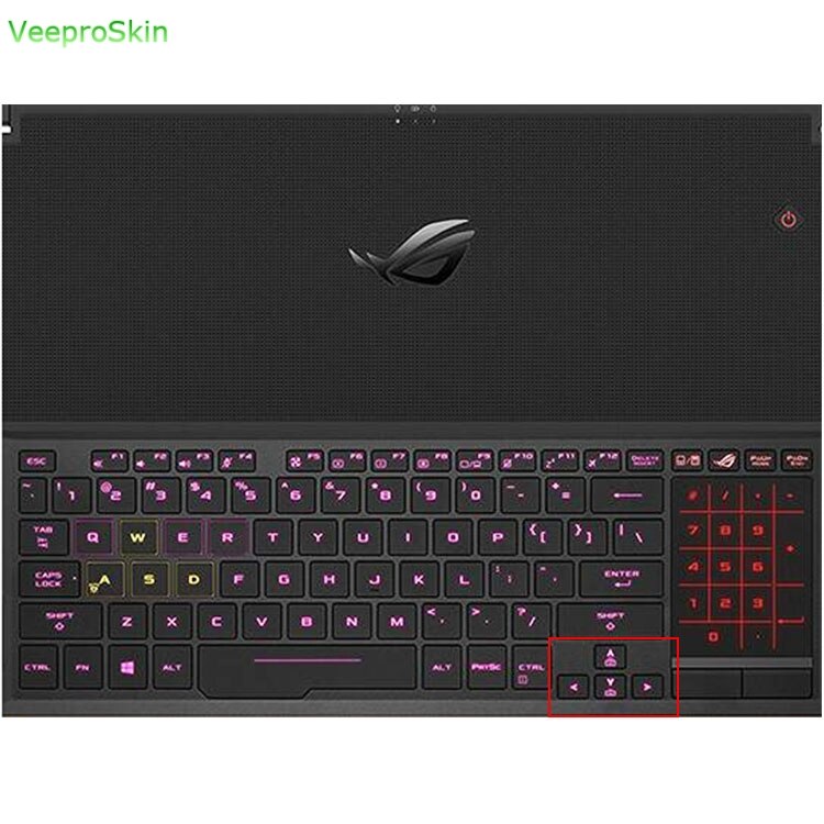 Siliconen Toetsenbord Cover laptop Skin Voor asus ROG Zephyrus S GX501GI GX501GS GX501 asus GX531 GX531GS notebook 15.6 inch