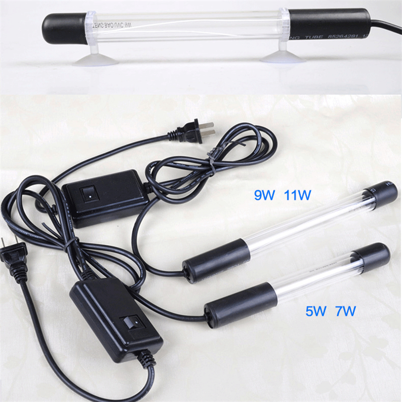a set Fish tank UV germicidal filter water lamp pond Water Purifier Diving Aquarium Disinfection Sterilization cleaner bulb tube