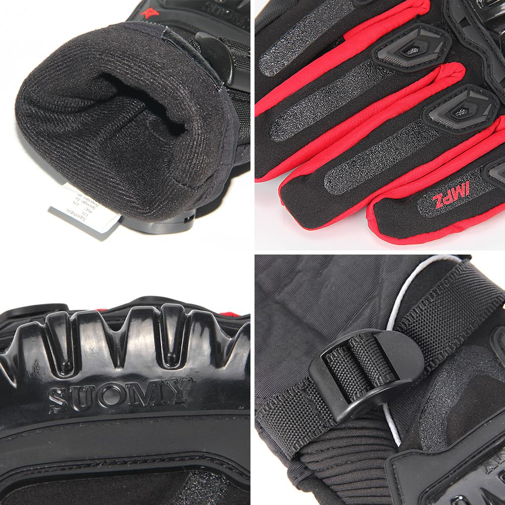 Suomy motorcykelhandskar herr 100%  vattentäta vindtäta vinter gant moto handskar pekskärm guantes moto motorcykel ridhandskar