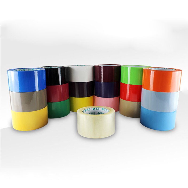 Ruban adhésif de scellage 6cm X 90m, 19 couleurs, pour emballage de courrier et logistique