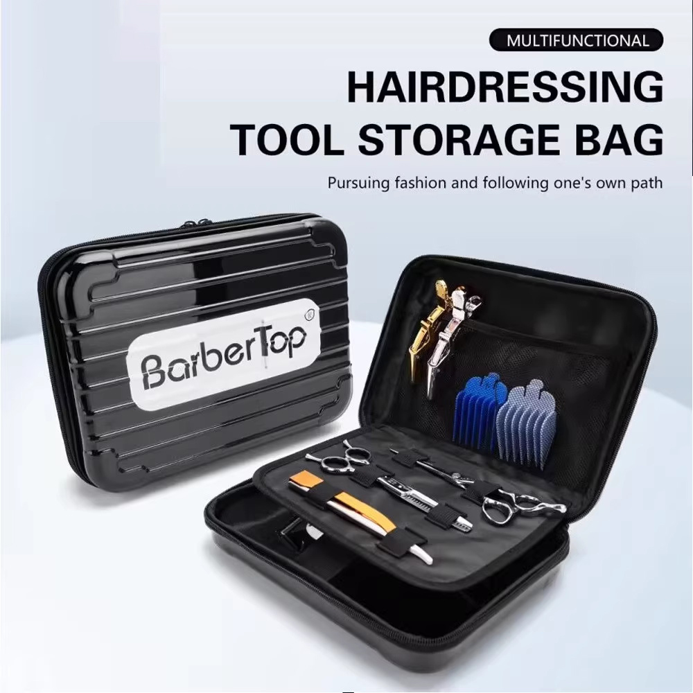 Specialiteit Kapper Box Schokbestendig Haar Schaar Case Bag Kapper Weerstand Trimmer Koffer Waterdicht Hoge capaciteit Styling Tool