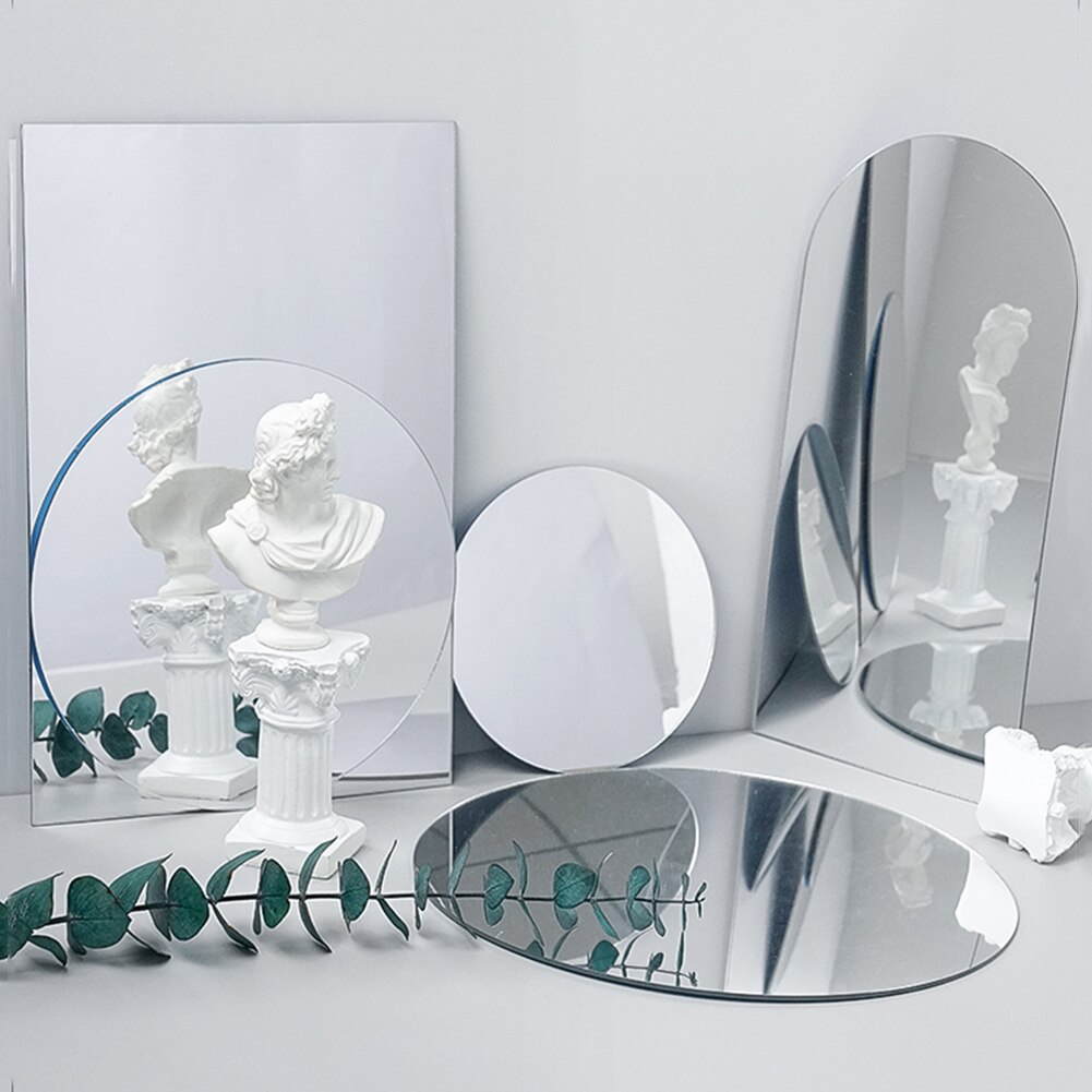 Acrylic Mirror Background Photo Studio Photography Props Accessories For Cosmetic &amp; Jewelry Tools Shooting Fotografía Backdrop