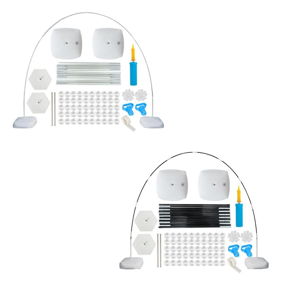 Sier Arch Shape Ballon Stand Set Schaal Toegepast Boog Stand Herbruikbare 1 Set Ballonnen Boog Decoratieve Stand