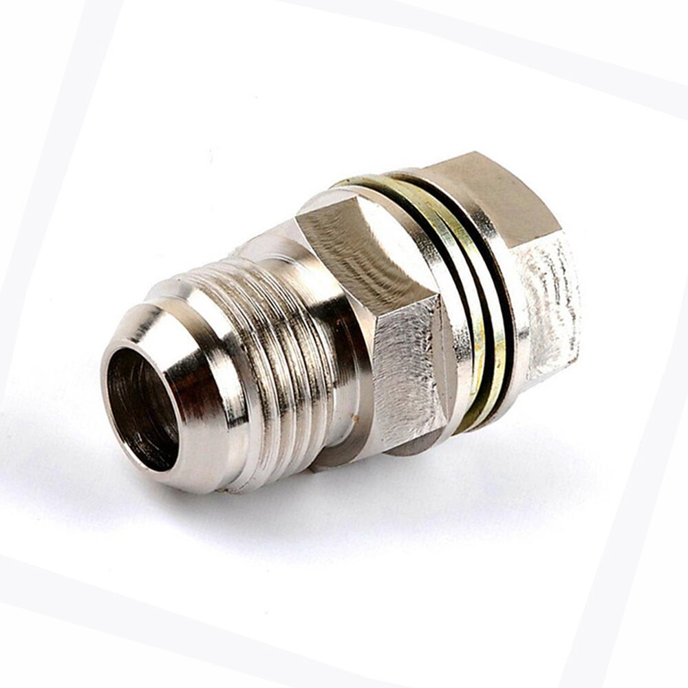 Non Welding Oil Pan Adaptor Silver Adapter fitting kit Turbo Drain Plug