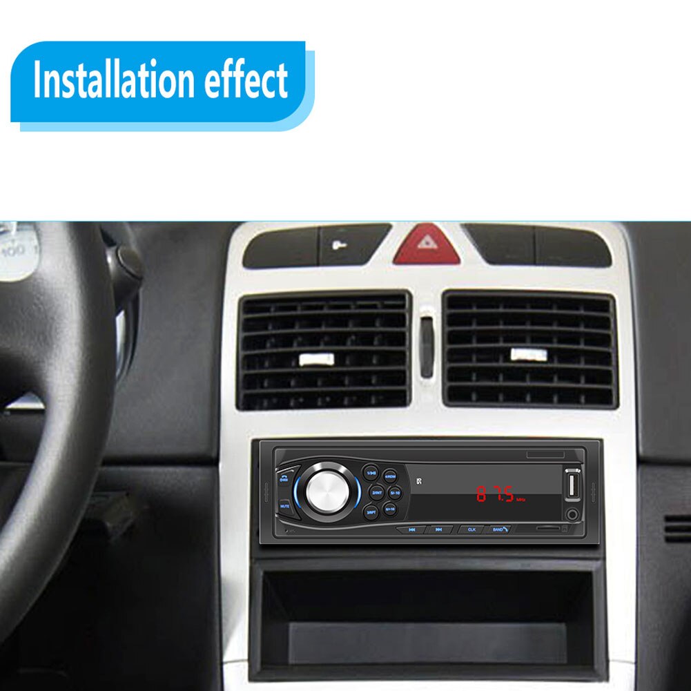 Wireless Bluetooth Car Stereo 12V Car Audio Recorder FM Radio USB/SD/AUX MP3 Player With Remote Control Player Car Electric