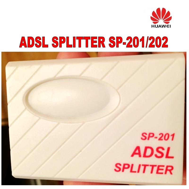 thumbnail image 2 of 1-Piece ADSL Broadband Modem Phone Line Splitter Filter – RJ11 Ports | Gray Compact Design 2 of 12
