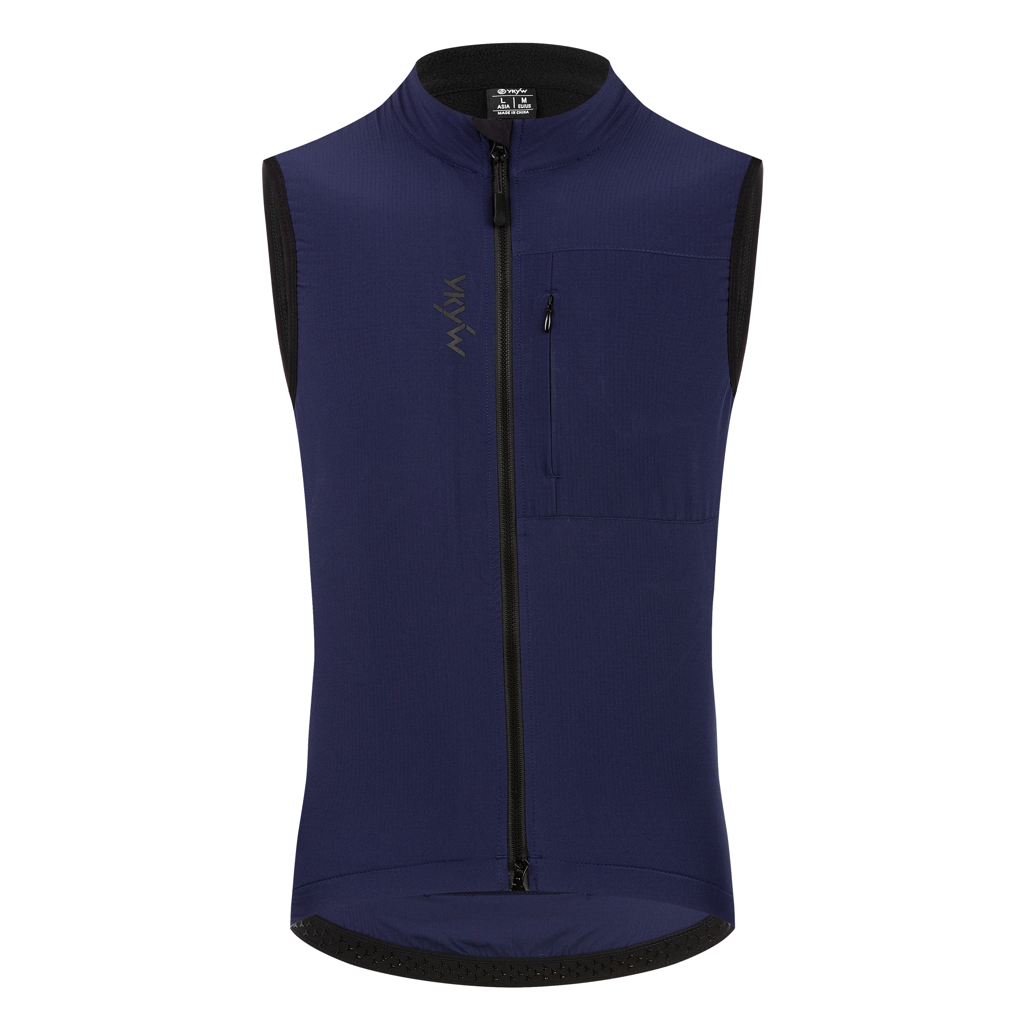 YKYWBIKE hommes cyclisme Gelit thermique polaire vélo coupe-vent sans manches vélo gilet coupe-vent imperméable cyclisme pare-brise: XXXL / Beige