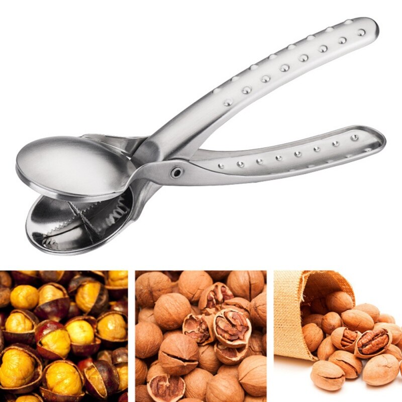 2- in -1 snelle kastanjeklem, notenkrakeropener, schiller, walnotentang, metaalsnijder, keukenfruit, groentegereedschap, accessoires