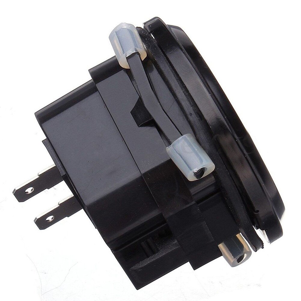 Digital Display Accurate Quartz Round Gauge Steady Hour Meter Car Use Mechanical Durable