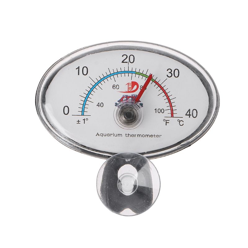 Akvarie termometer pointer akvarium temperatur skive nedsænkelig sugekop
