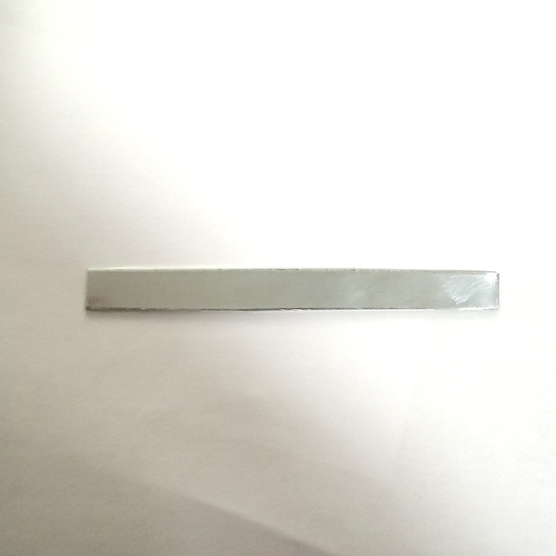 5pcs/lot 1mm 2mm 3mm thick 10mm width Zinc Sheet Plate 99.9% Pure Metal Zinc Plate Foil for Science Lab Accessories