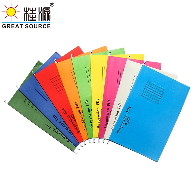 F/c premium tungvekts hengemapper flikes foolscap 240 x 370mm (9.45 "  * 14.57 ") kontor hjemmemapper  (10 stk)
