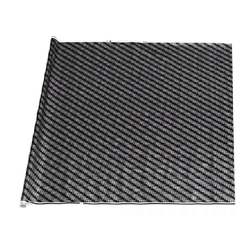 Película de impresión Hidrográfica de fibra de carbono negra, película de impresión de transferencia de agua Hydro Dip, 50cm x 500cm