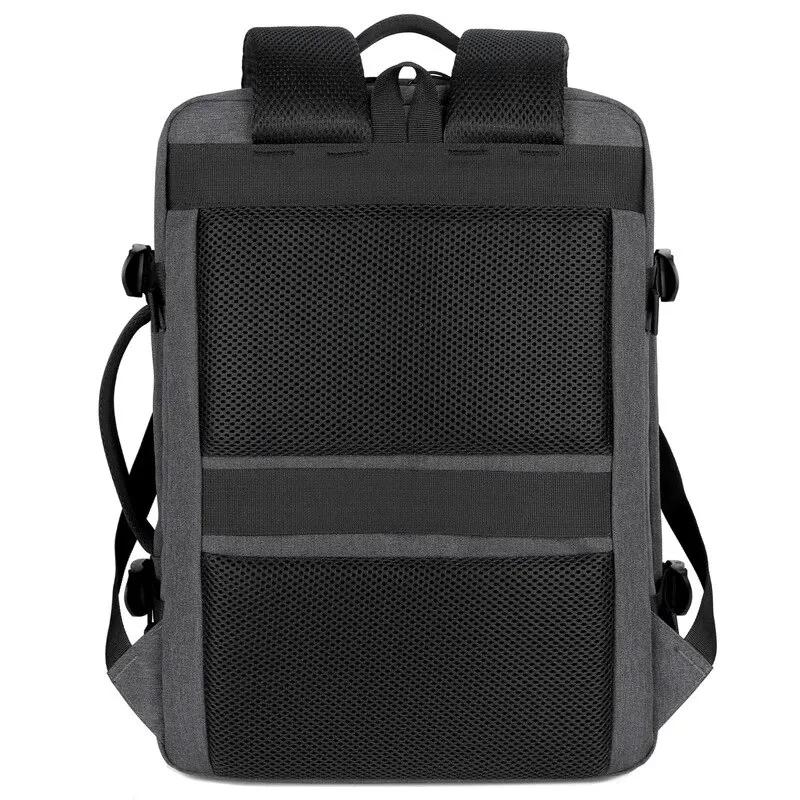 Classic Travel Backpack Men Business Backpack School Expandable USB Bag Large Capacity Laptop Waterproof Backpack