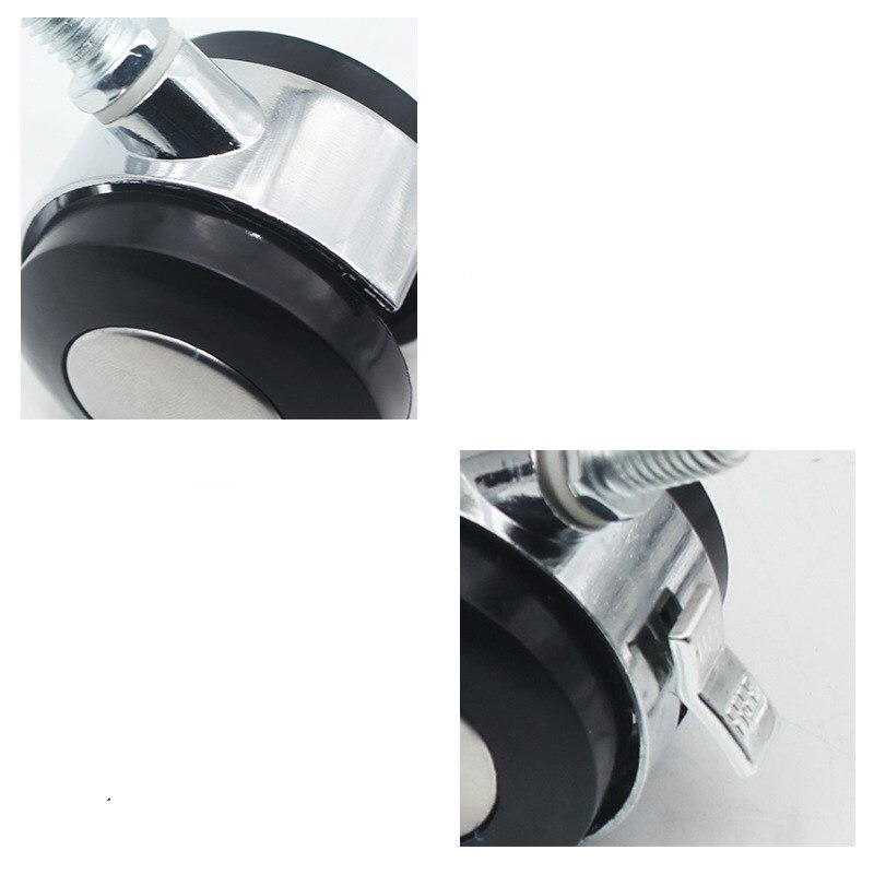 Tooth flat alloy universal Furniture movable Swivel Chair Caster furniture electrical wheel