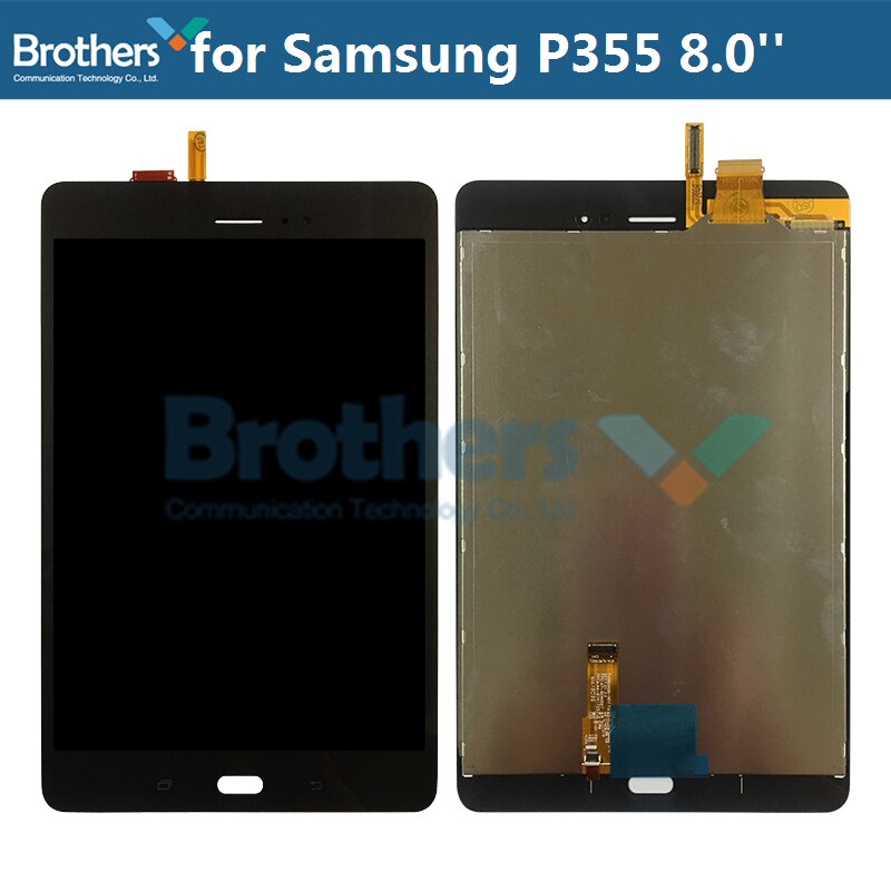 Pantalla LCD para tableta Samsung GALAXY Tab A 8,0 P350 P355, con digitalizador de pantalla táctil, Panel LCD probado