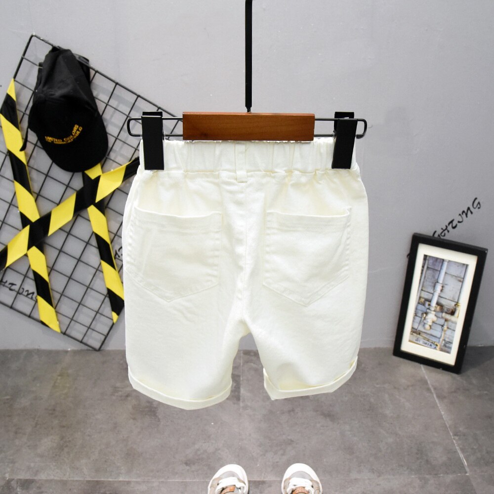 Jongens shorts katoenen kinder cargo shorts met zakken 2 3 4 5 6 7 jaar oude jongen zomer korte broek