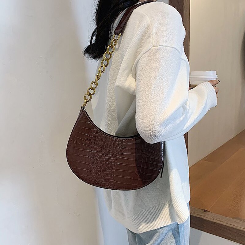 Krokodil Patroon Pu Lederen Tassen Voor Vrouwen Zomer Dag Schouder Handtas Vrouwelijke Reizen Sac Een belangrijkste