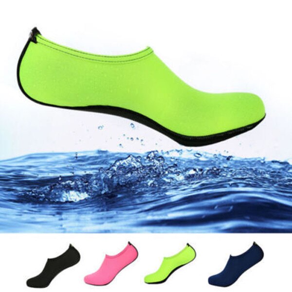 Kvinder mænd vandsko aqua sokker dykningssokker våddragt skridsikker badestrandsko ed