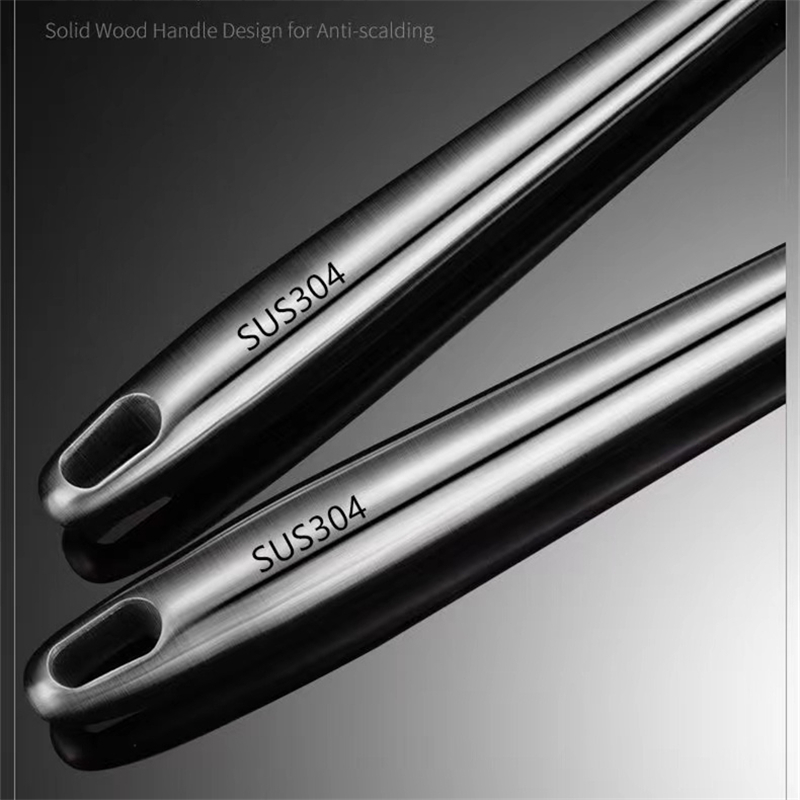 304 Stainless Steel Wok Spatula Metal Kitchen Accessories Slotted Turner Rice Spoon Ladle Cooking Tools Utensil Set