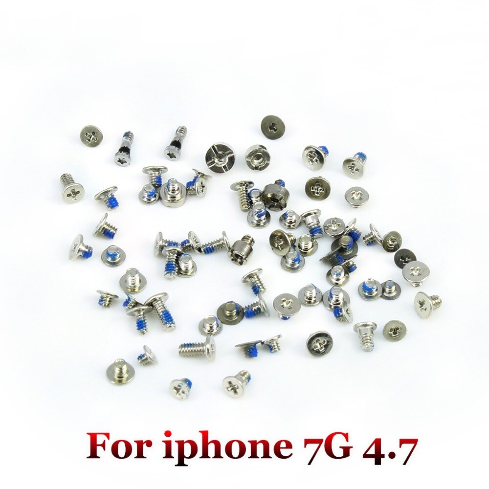 YuXi Complete Kit Full Screws Set Replacement for iPhone 7 7 plus 8 8plus X 5 5S 5C 6 6Plus 6S 6SPlus Mobile Accessories