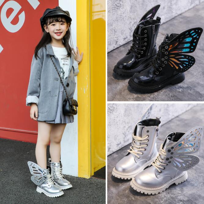 freundlicher Martin Stiefel PU Leder Neue Jungen Mädchen Weiche Sohle Kurze Stiefel Britischen Stil freundlicher Sport Schuhe Baby Sneaker