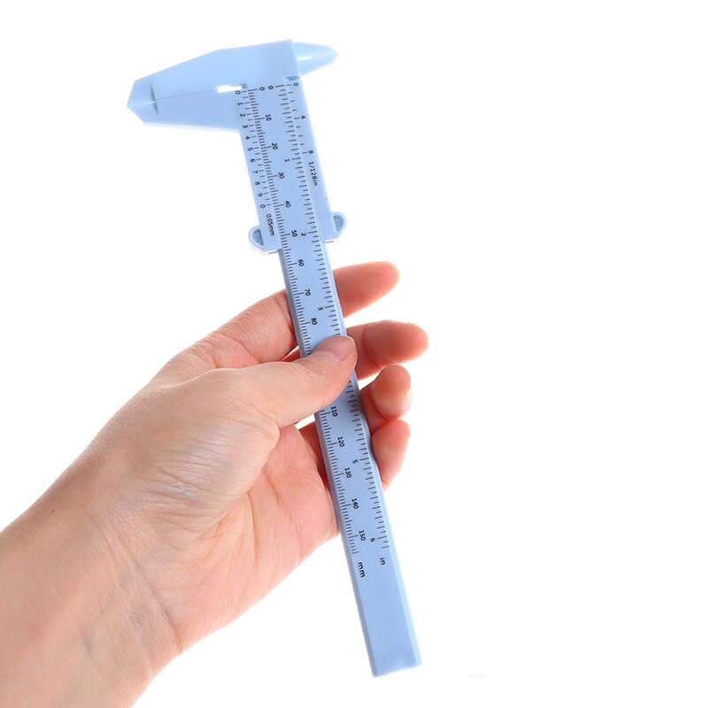 Double Scale Plastic Vernier Caliper Ruler Measuring Student Calipers Size Measuring Tool