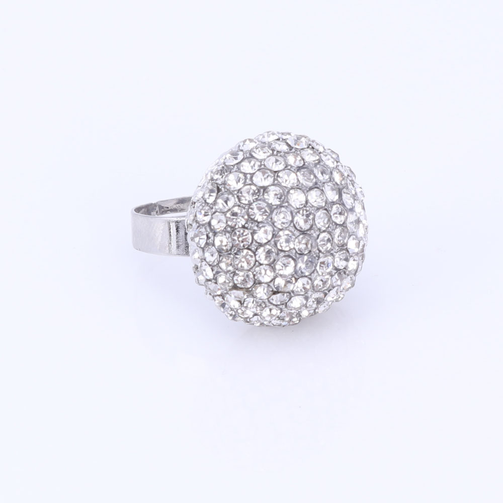 Afrikaanse Zilver Kleur Nigeriaanse Bruiloft Afrikaanse Kralen Sieraden Set Crystal Sieraden Sets Ketting Armband Oorbel Ring