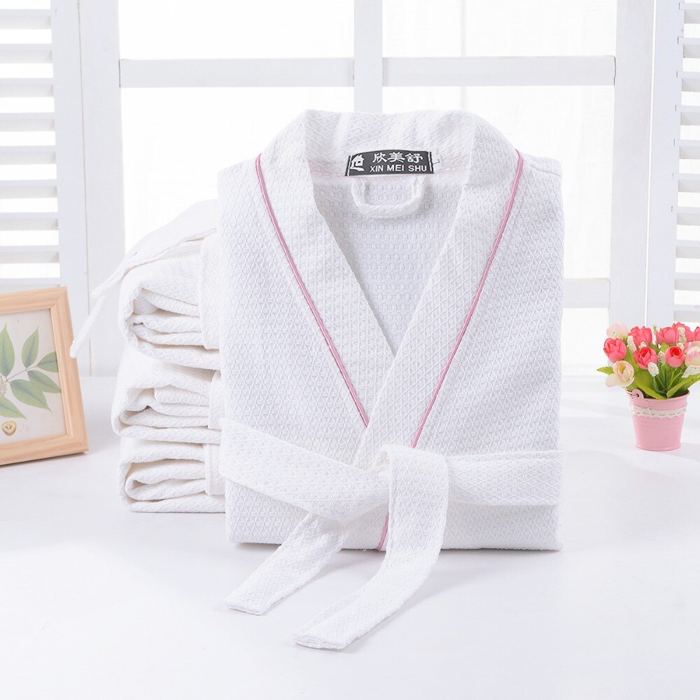 Kimono morgonrock herr v-ringad bomull badrock herrrock sparock hane plus size xxl pyjamas traditionella nattkläder vår sommar